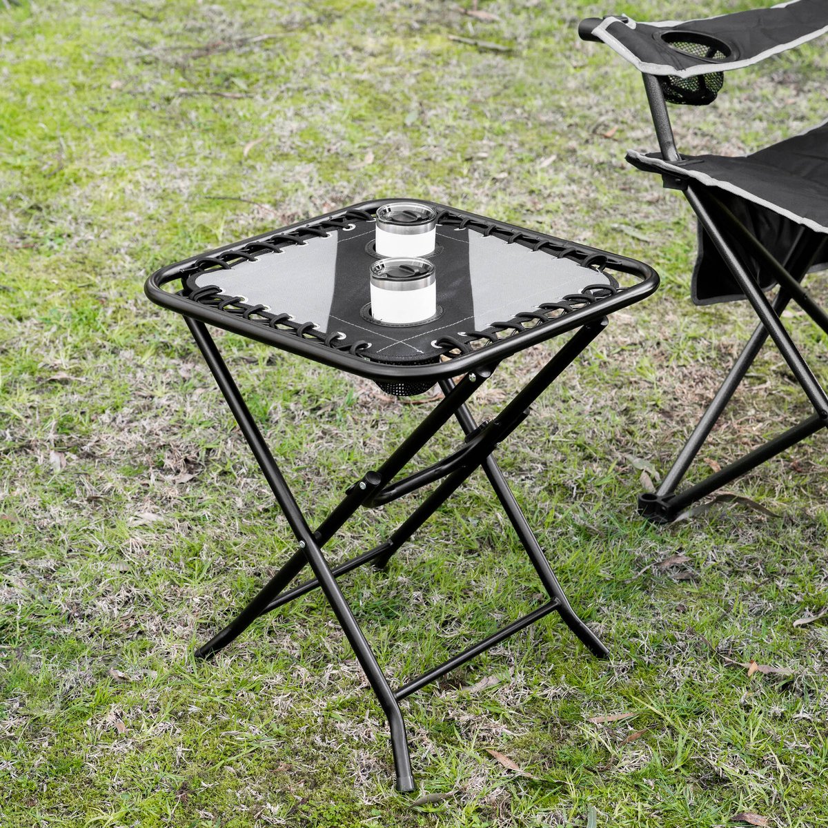 Marquee Folding Camp Table With Cupholders - Bunnings New Zealand