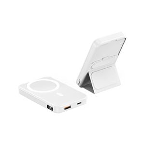 Veloreo Power Bank 10000 Mah Magsafe Fast Wireless Charging For Apple Iphone Samsung (white)
