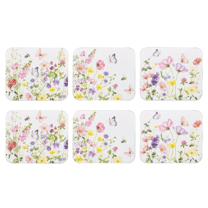 Ashdene Garden Soiree Set Of 6 Coasters