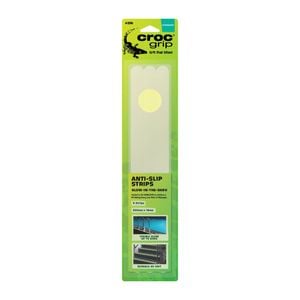Croc Grip 300 x 18mm Glow-In-The-Dark Step Strips - 9 Pack