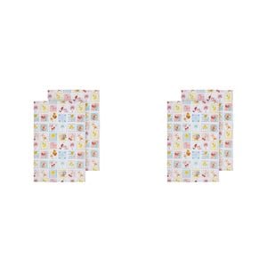 2x 2pc Ladelle Capri Multi-purpose Cotton Absorbent Towel Kitchen Drying Cloth