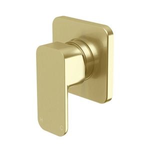 Mondella Brushed Brass Lead Free Overture Shower / Wall Mixer