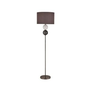 Lexi Lighting Pewter Murano Floor Lamp 156cm