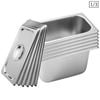 SOGA 6X 1/3 GN Pan 15cm With Lid – Stainless Steel
