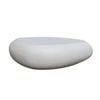 Modern Furniture ROCCO  Indoor & Outdoor Pebble Coffee Table - White Concrete