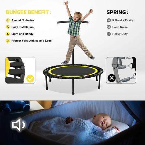 Mini trampoline for heavy adults best sale