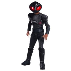 Rubies Black Manta Deluxe Kids Boys Dress Up Halloween Party Costume Size L
