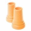 Crutch Tips 17mm Ferrules - Durable Walking Stick & Crutch Tips For Safe Support - Yellow