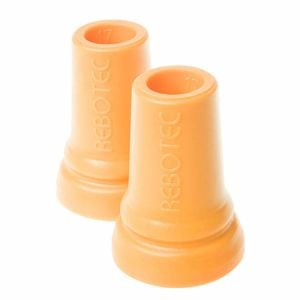 Crutch Tips 17mm Ferrules - Durable Walking Stick & Crutch Tips For Safe Support - Yellow