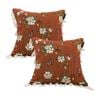 SOGA 2X 45CM French Vintage Butterfly & Flower Throw Pillows