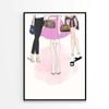 Fancy Girls with Luxury Bags   Print 100% Australian Made 60 x 90cm   (Poster)