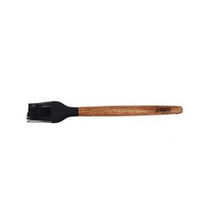 Bialetti St. Clare Black Silicone Brush w/ Acacia Handle Kitchen Baking Utensil