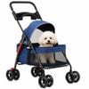 Advwin Pet Stroller Pram Dog Cat Carrier Foldable
