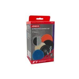 Josco Hook And Loop Polishing Pad 8 Piece Set 