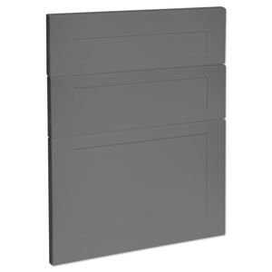 Kaboodle 600mm Smoked Grey Alpine 3 Drawer Panels