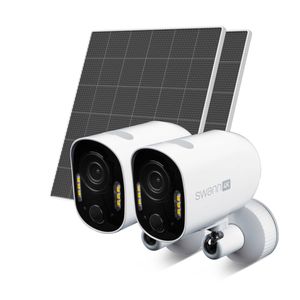 Xtreem4K Eco Wireless Security Camera with Solar Panel - 2 Pack