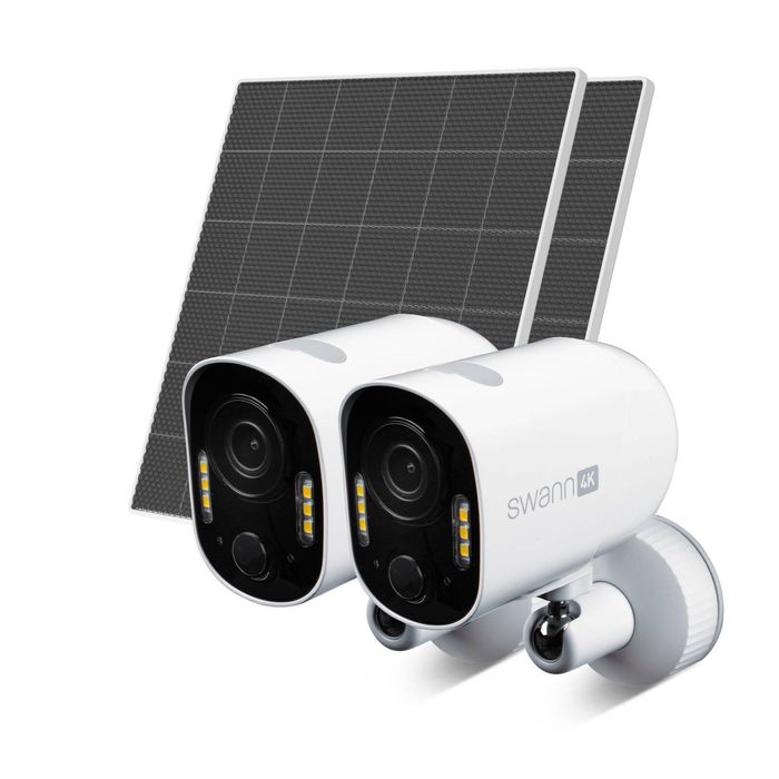 Xtreem4K Eco Wireless Security Camera with Solar Panel - 2 Pack