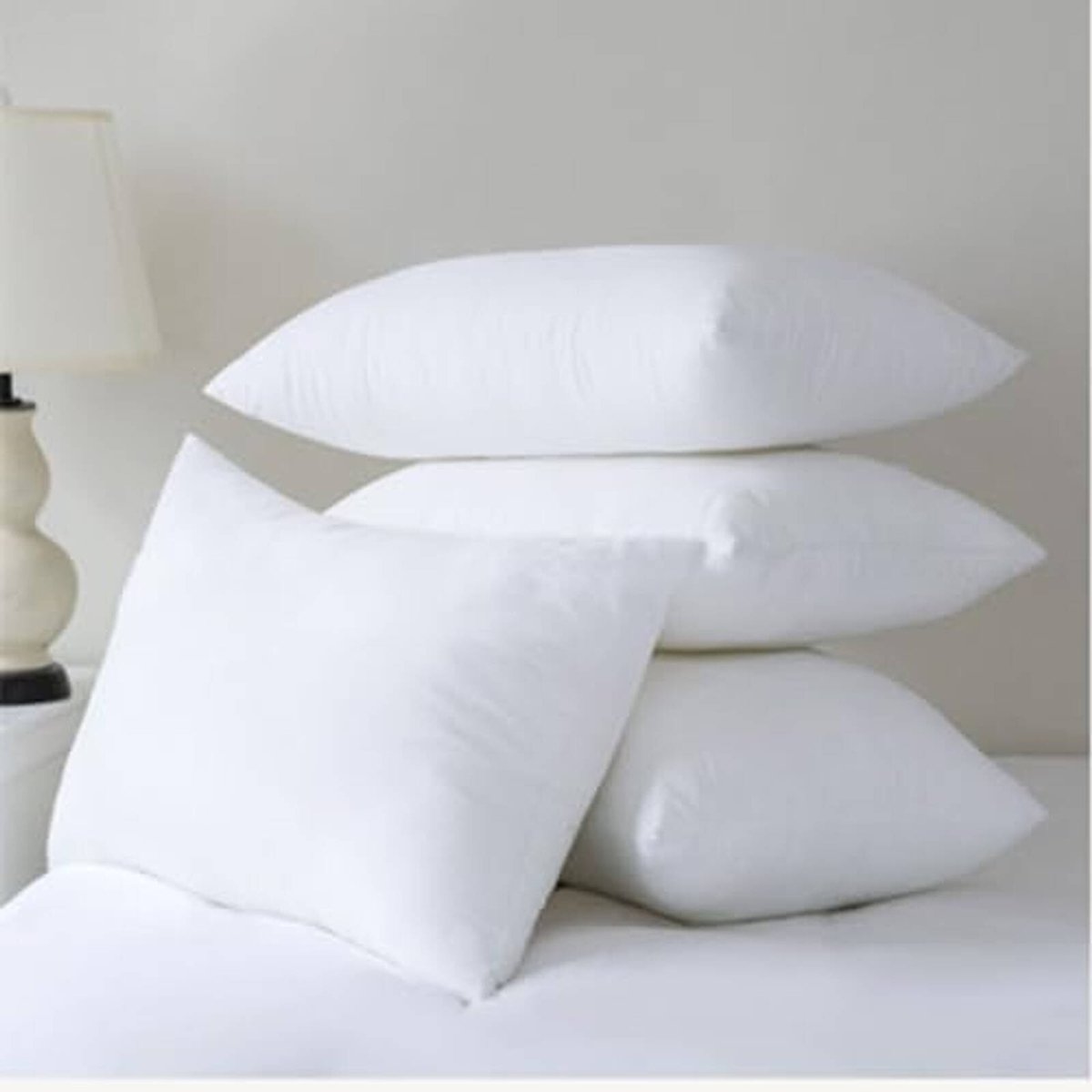 Gioia Casa Luxury Plush Down Microfibre Medium Firm Pillows - 4 pack ...