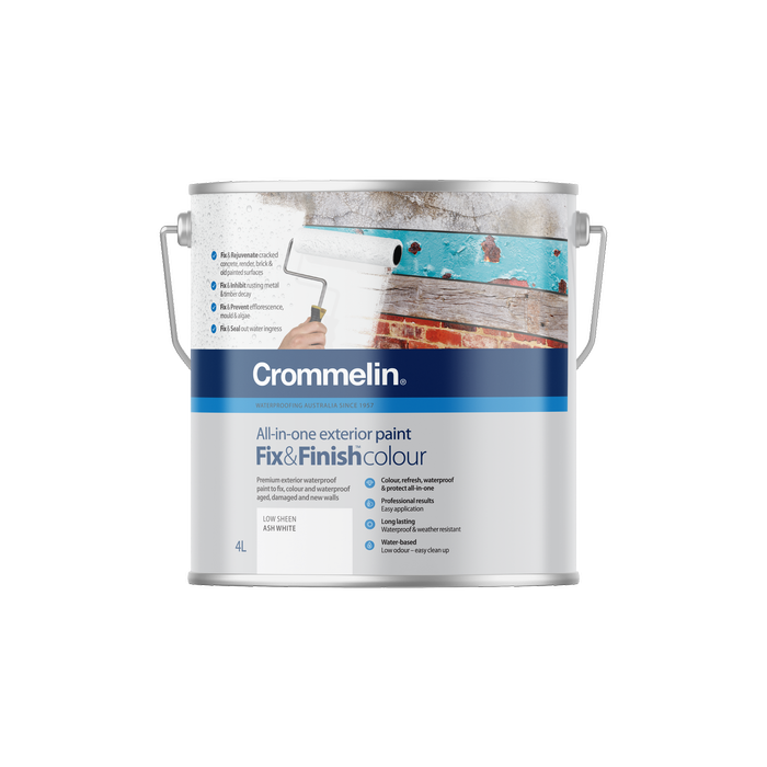 Crommelin 4L Ash White Fix And Finish Colour - 4L Ash White