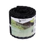 Tuscan Path 150mm x 6m Black Garden Edging - Black