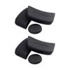 2x 3pc Mastercraft Silicone Pan Handle Sleeve Cooking Kitchen Set Black