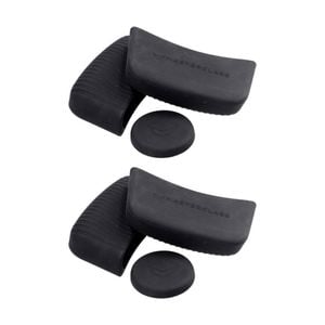 2x 3pc Mastercraft Silicone Pan Handle Sleeve Cooking Kitchen Set Black