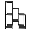 Brunnings 23 x 66 x 94cm The King 7 Shelf Classic Black Plant Stand