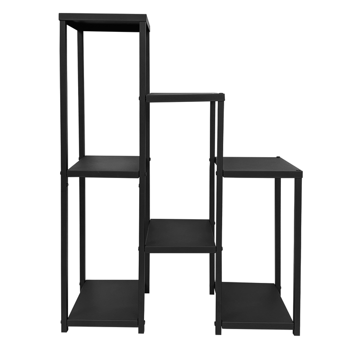 Brunnings 23 x 66 x 94cm The King 7 Shelf Classic Black Plant Stand