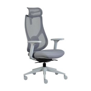 Mondo Scout Chair Ergonomic Office Work W/ Mesh Back & Lumbar Support Grey