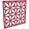 ProtectorAl 300-1200w x 300-1200h Dark Red/Gloss White Morrocco Unframed Composite Deco Panel