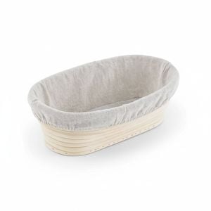 10 Inch Oval Banneton Proofing Basket Set for Sourdough Bread Baking