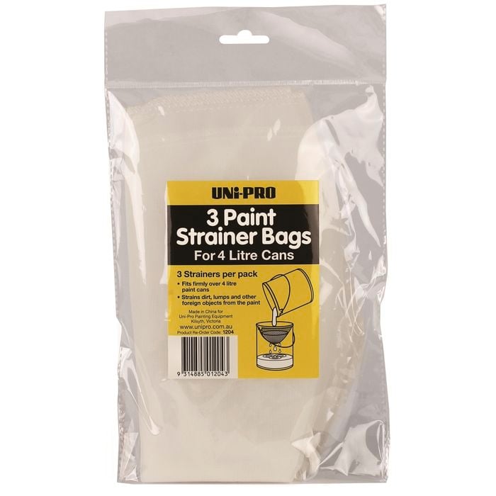 UNi-PRO 4L Paint Strainer Bag - 3 Pack