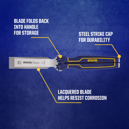 IRWIN Marples 25mm Folding Pocket Chisel - Bunnings Australia