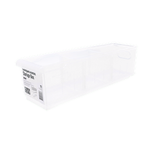 All Set Clear Small Compartment Box With Two Dividers