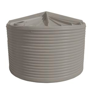 Clark Tanks 31800L Round Poly Water Tank - Gull Grey