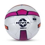 Nivia Simbolo Football (White/Orange, Size 5)