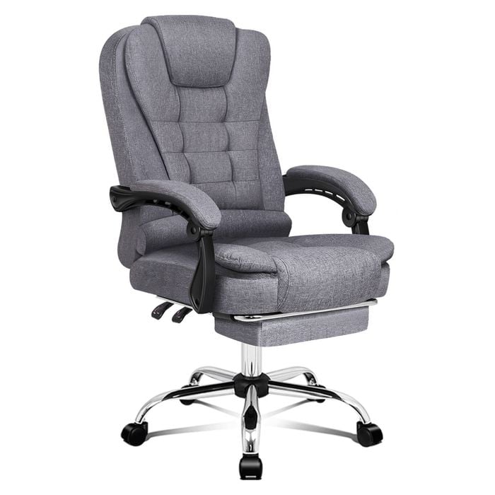 ALFORDSON Office Chair Grey Fabric