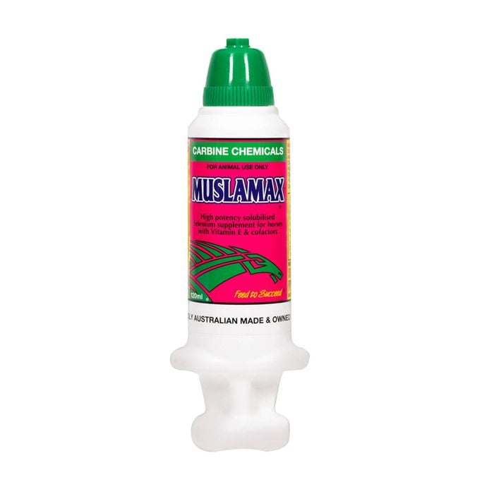 Carbine Muslamax Oral Selenium Solution Vitamin E Horses Pony 120ml