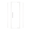 Stein 1000 x 2000mm White Georgia Neo Angle Shower - Door Set