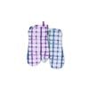 Ladelle Tri-colour Trinny Random Pattern/Colour Reversible Set of 2 Oven Mitts 18 x 33 cm
