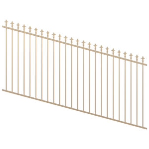 ProtectorAl 1201-2400W x 1200H Primrose Spear Top Pool Fence Panel Raked Up to 15º