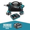 Makita XGT 40V Hammer Drill & Impact Driver Kit