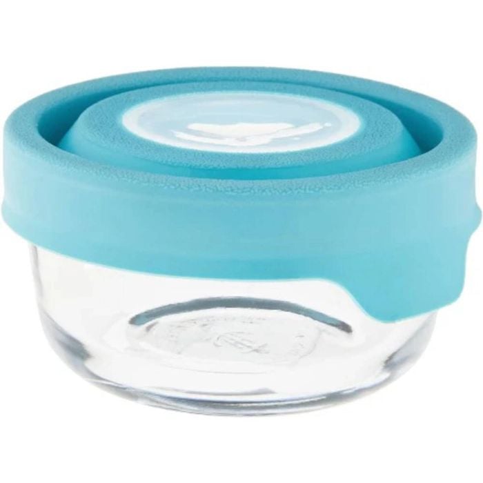 Anchor Hocking Trueseal Storage Container Round 1 Cup Blue