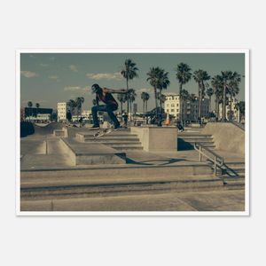 Galrie Stunning Skateboarding Photograph Capturing Skate Tricks, Poster Only, 50 x 70cm (20 x 28inch)