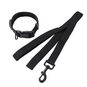 2pc Paws & Claws Essentials Dog Collar & Lead Set Assorted