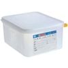 Araven Gastronorm Containers Polypropylene 1/2 Size With Lids 150mm 4 Pack Commercial Kitchen Storage