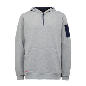 Hard Yakka Grey Brushed Fleece Hoodie - Size XL