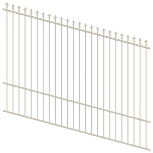 ProtectorAl 1201-2400W x 1800H Surfmist Spear Top Pool Fence Panel Raked Up to 15º