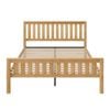 Zinus Queen Wooden Bed Frame with Slatted Base and Footboard