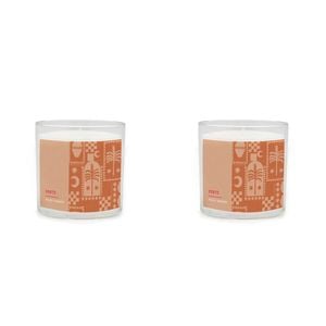 2PK Porto Illumina 425g Scented Wax Candle Peachy Paradise